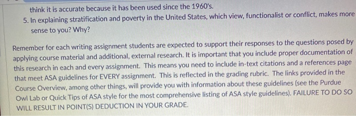of stratification and how it affects the class structure. In this assignment,