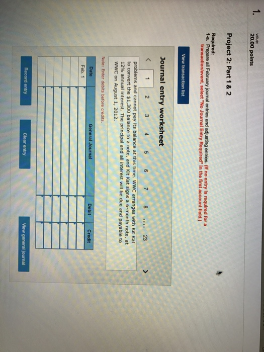 to the questions displayed below.] Wally's Widget Company (WWC) Incorporated near the