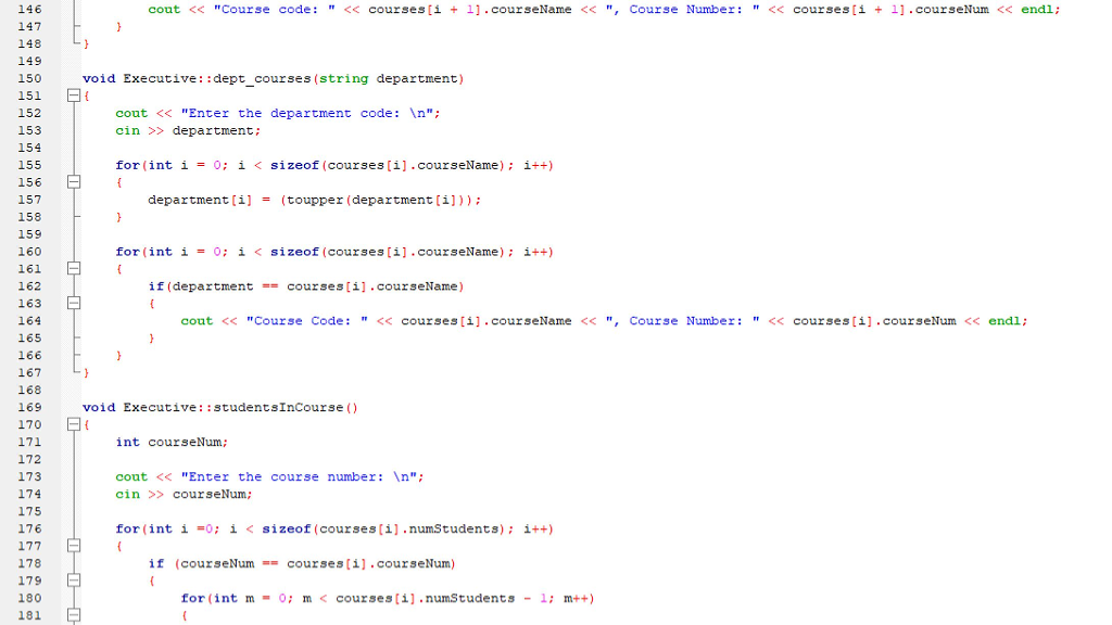 are in the file then, class code [like MATH or EECS], then