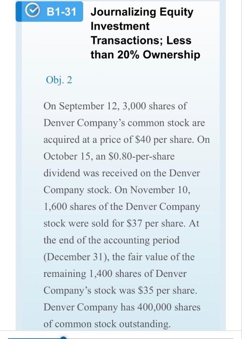 If someone could please help journalize and explain this problem, it would