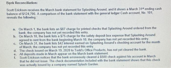 an Unadjusted Trial Balance as of January 31, 2020 4. Prepare journal