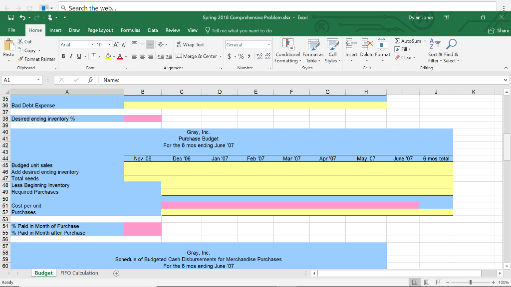 January 1, 2010 to June 30, 2010 for Gray, Inc (a fictional
