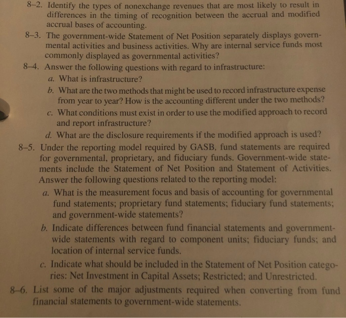the reconciliation between the governmental fund balances and the governmental-type activities net