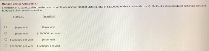 are available: $0.60 1.20 0.30 $5500 Sales commissions Shipping 32000 Executive salaries