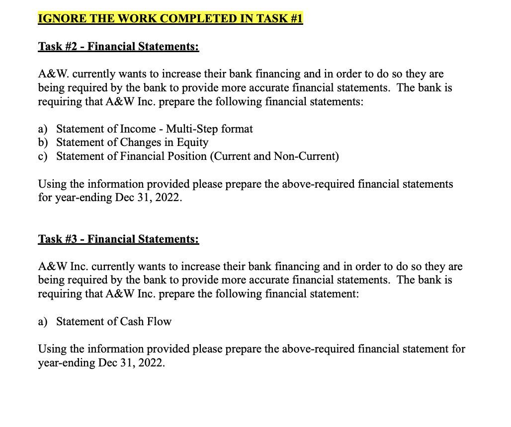 #1 - PP&E: On Jan 1, 2022 A&W ("A&W) wants to purchase