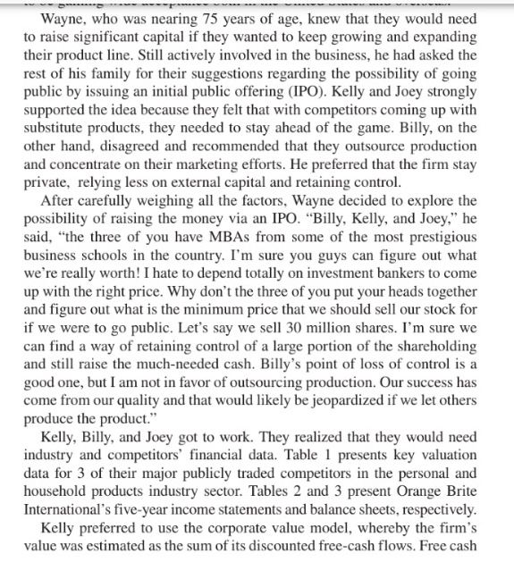 profits after taxes (NOPAT) and were discounted at a suitable risk-adjusted discount