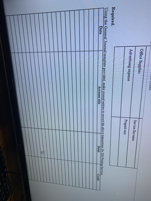 Status: Question 7 Dalal started her own business, DM Printing Services, on