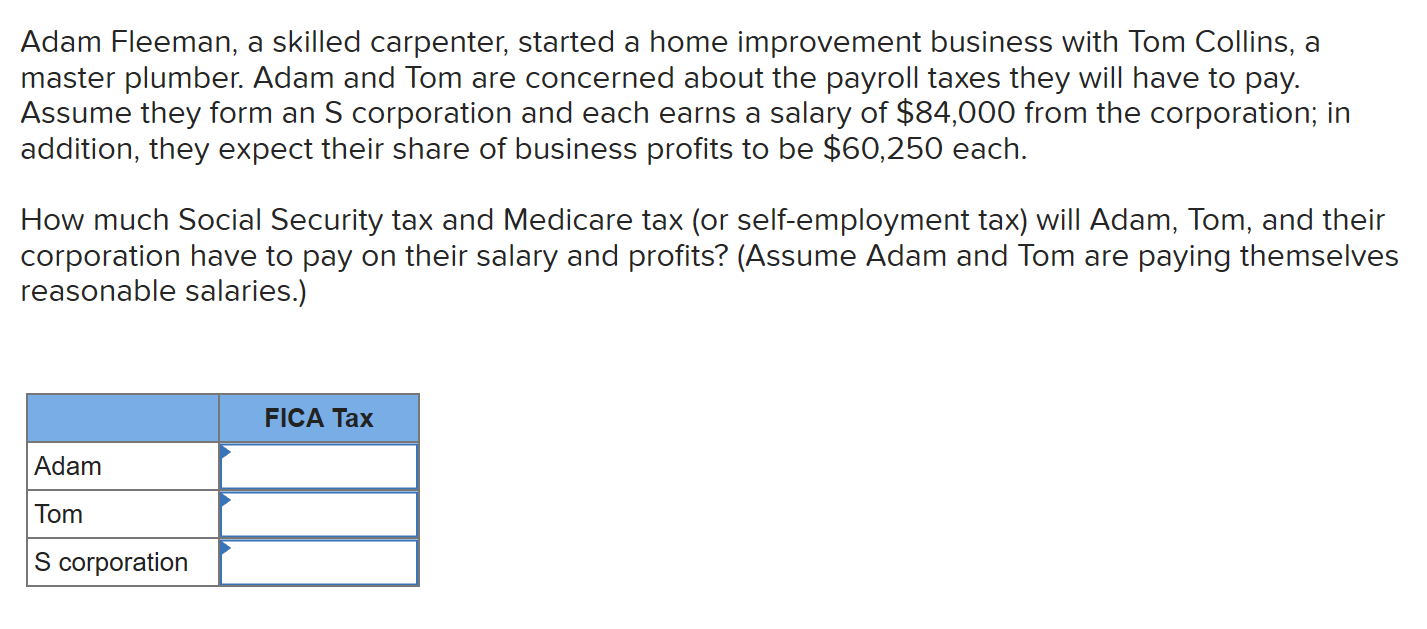 Please I need help on this question. Please show all steps. Adam