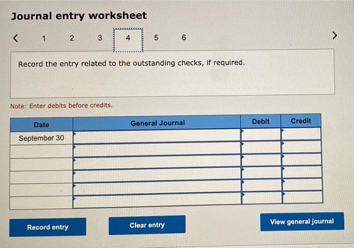 reconciliation, Date September 1 September 3 September 4 September 5 September 7
