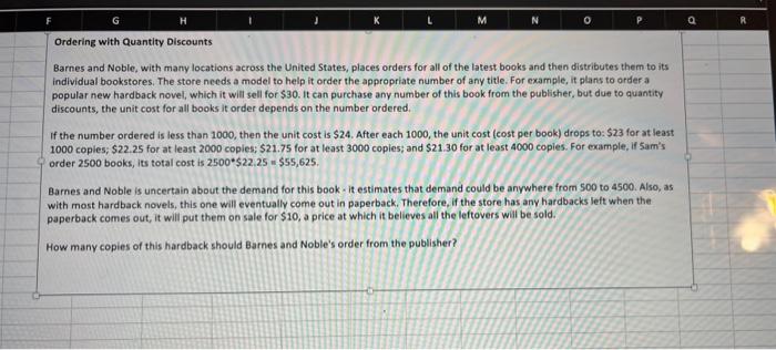to occur with the given probabilities for demand? Answer: Question 2. For