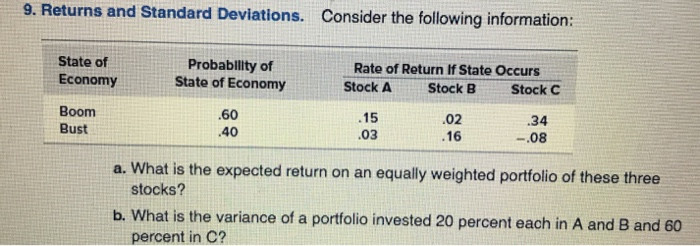  Show step by step how to solve the problem. 9. Returns