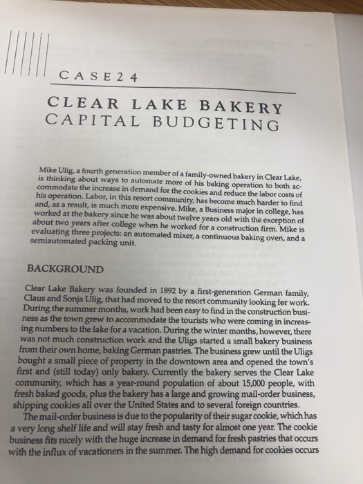  I just need help with #4 #5 CASE 2 4 CLEAR