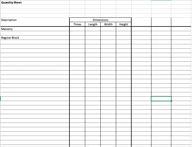 is finished with insulated cladding, covered by a subcontractor. 3. Determine the