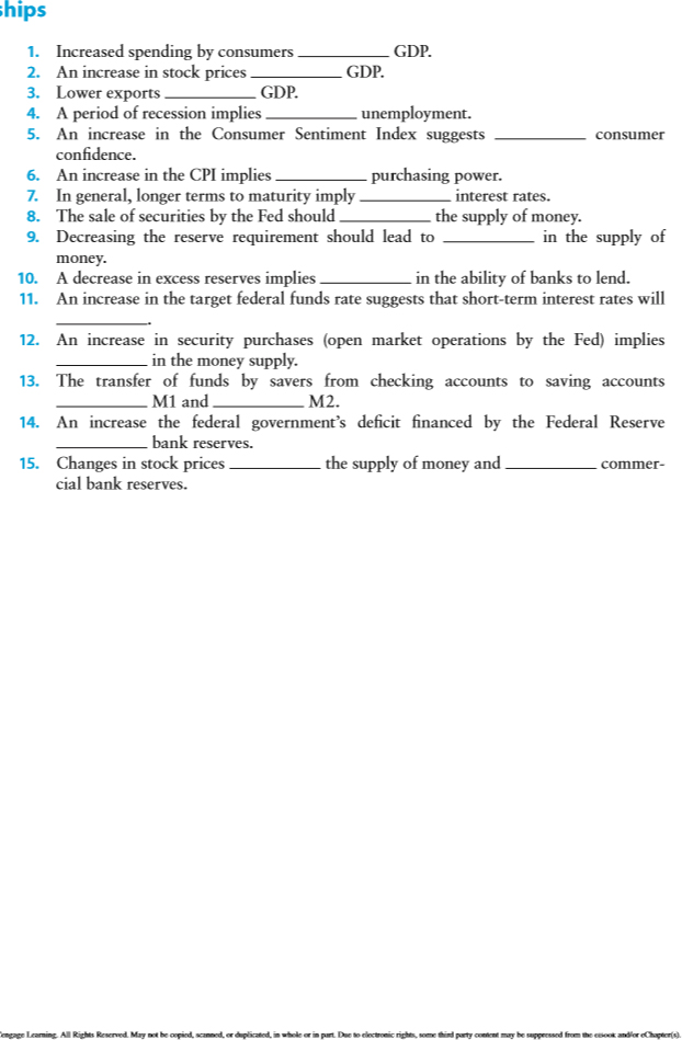 I basically konw the answer but I also need explanations on why