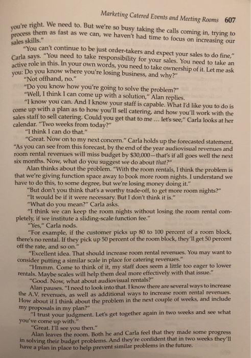 Departments Carla Mills is the general manager of the Woodfield Plaza, a