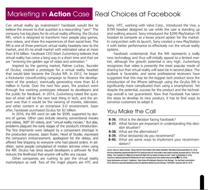  Read the case study and answer you make the call question