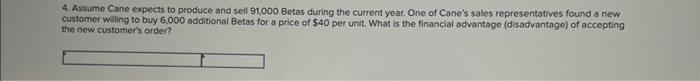 could increase sales of Alpha by 16,000 units. What is the financial