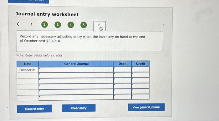 of $550 were paid in cash. b. On October 31, Autumn paid