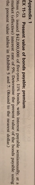  Hello. Please help me with this problem. Thank you. Appendix 1