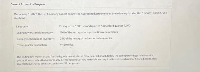 help with the weong answers please Current Attempt in Progress On January
