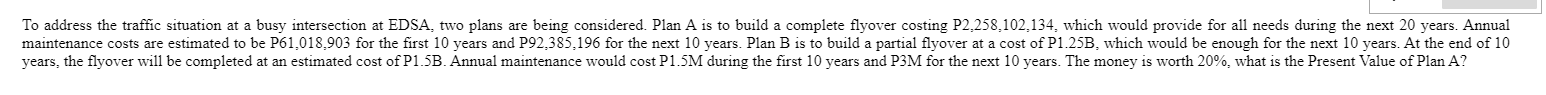 To address the traffic situation at a busy intersection at EDSA,