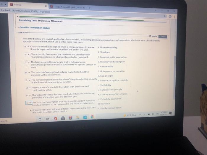 make sure all currect Content + obedu.bh/tr/cutes/255961/d/outine MO Remaining Time 10 minutes,