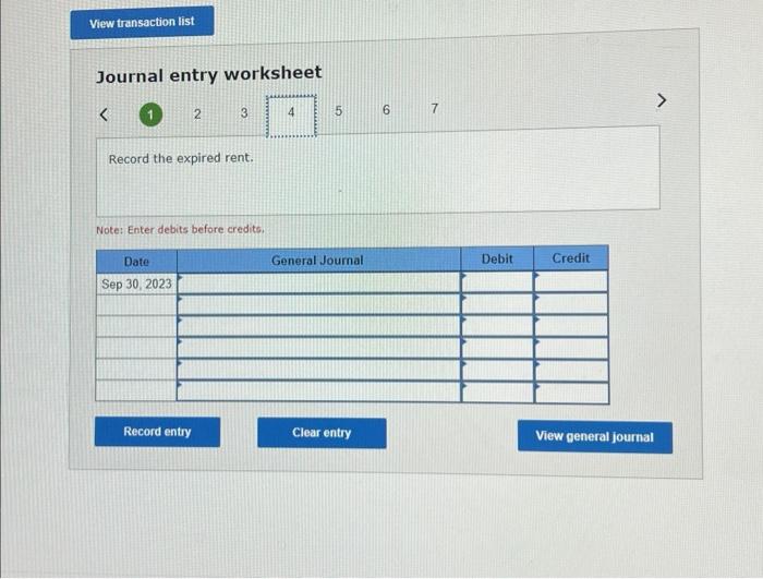 Journal entry worksheet 1. 2 Note: Enter debits before credits. Journal entry