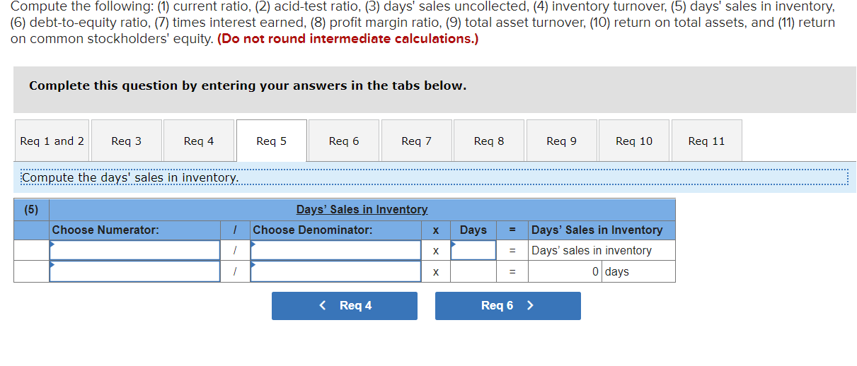 balance sheet amounts at December 31 of the prior year were inventory,