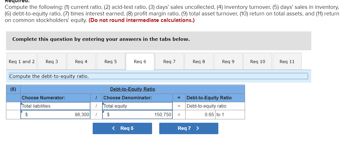 $49,900; total assets, $189,400; common stock, $84,000; and retained earnings, $35,369.) Sales