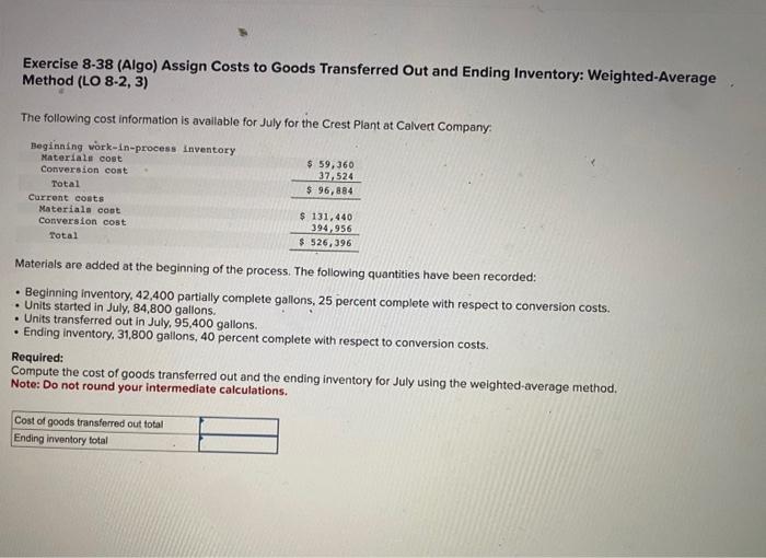 Crest Plant at Calvert Company: Materials are added at the beginning of