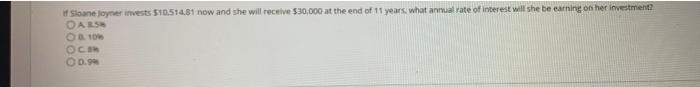 rate of 6%, would be O A $1,667. O B. $3,000. O