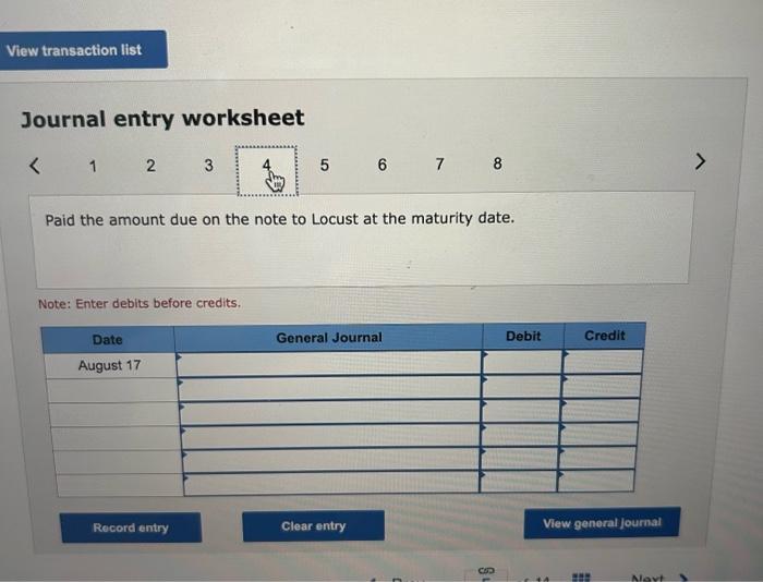 Bank by signing a 120-day, 128, $63,000 note payable. - Paid the