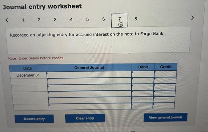 signing a 60 -day, 68,$30,000 note payable. December 31 Recorded an adjusting