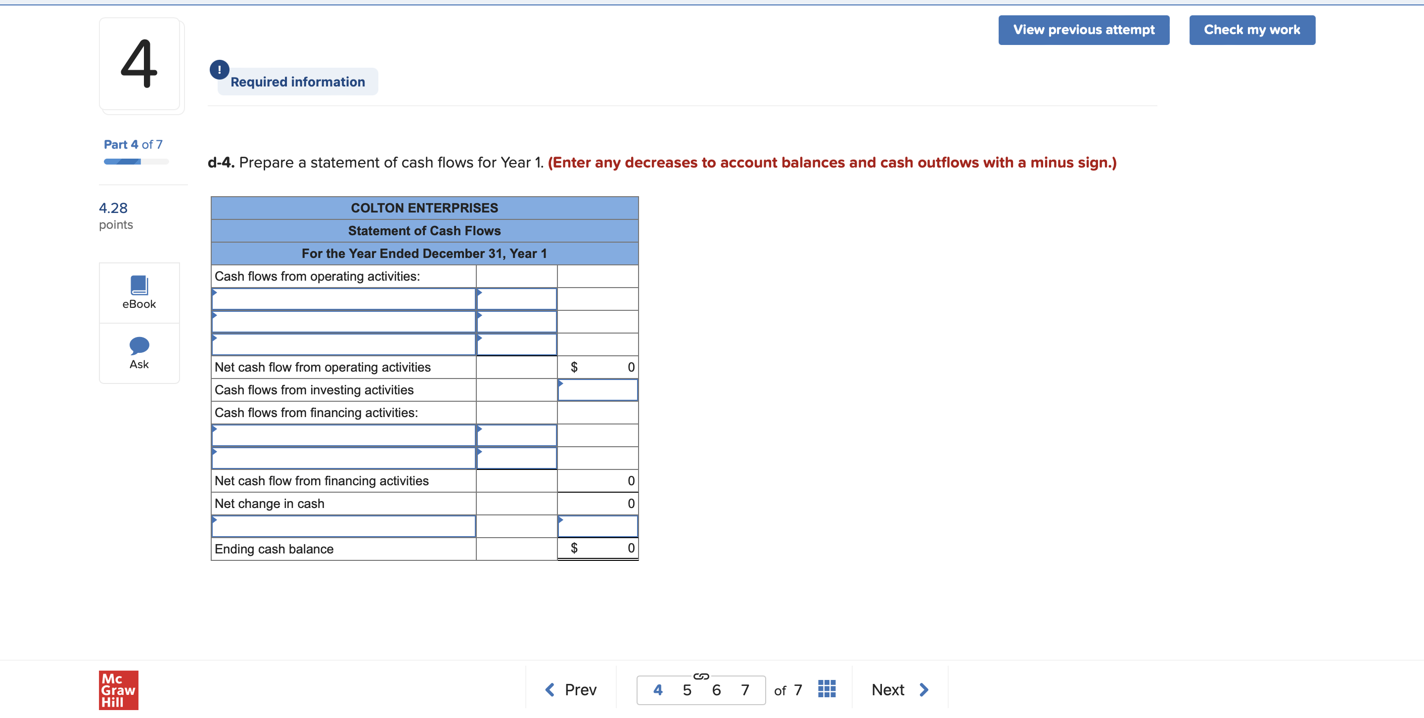 information applies to the questions displayed below.] Colton Enterprises experienced the following