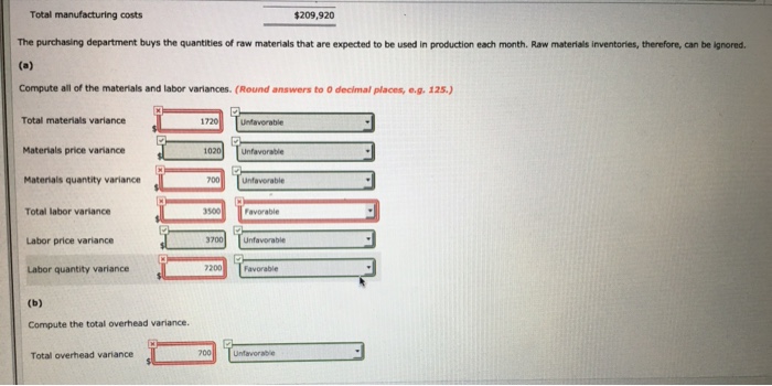 manufactures a single product. The standard cost per unit of product is