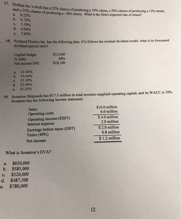 Please help I am taking a test now. Need answers asap! Dothan