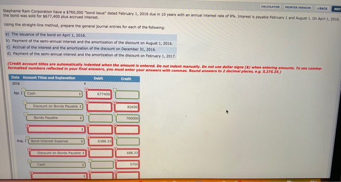  CALCULATOR PRINTER VERSION BACK NER Stephanie Ram Corporation have a $760,000