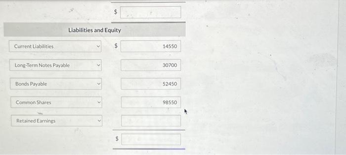 was purchased for $5,500. 4. Common shares were issued for cash totalling