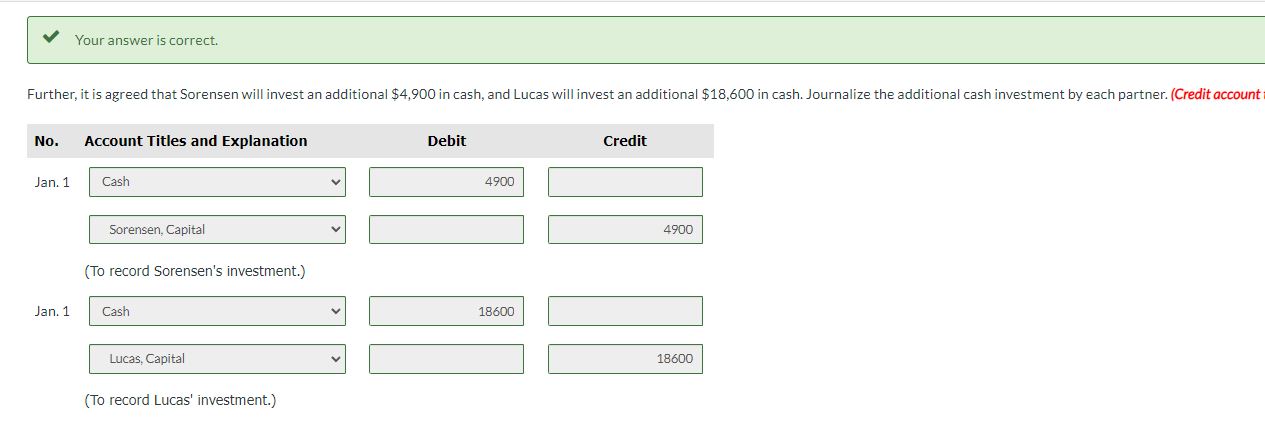 Titles and Explanation Jan. 1 Debit Credit 17000 24500 21600 17600 39300