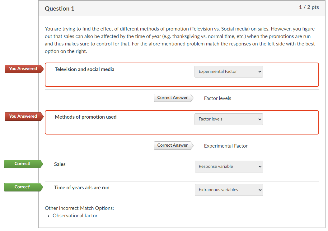 Not sure what case-control study is, need more clarification? Question 1 1