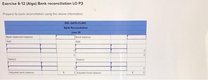 Exercises 12-13 below. (Algo) The following information applies to the questions displayed