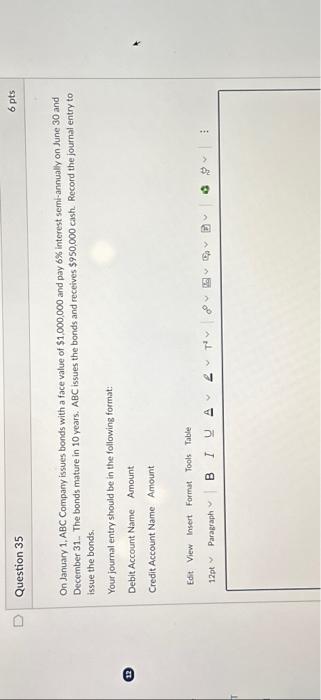 Please anser with the correct format. On January 1. ABC Company issues