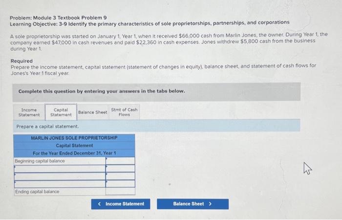 primary characteristics of sole proprietorships, partnerships, and corporations A sole proprietorship was