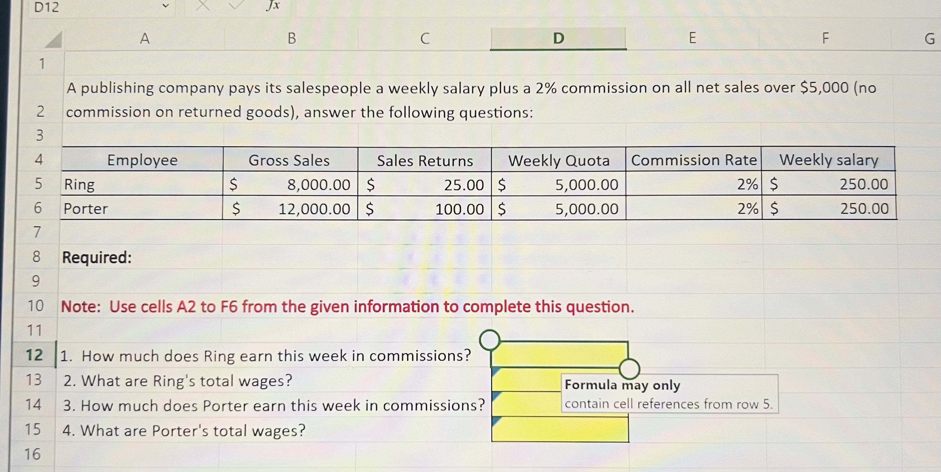 given information fx= A B C D E 2 Macy? \begin{tabular}{|l|l|r|r|} \hline
