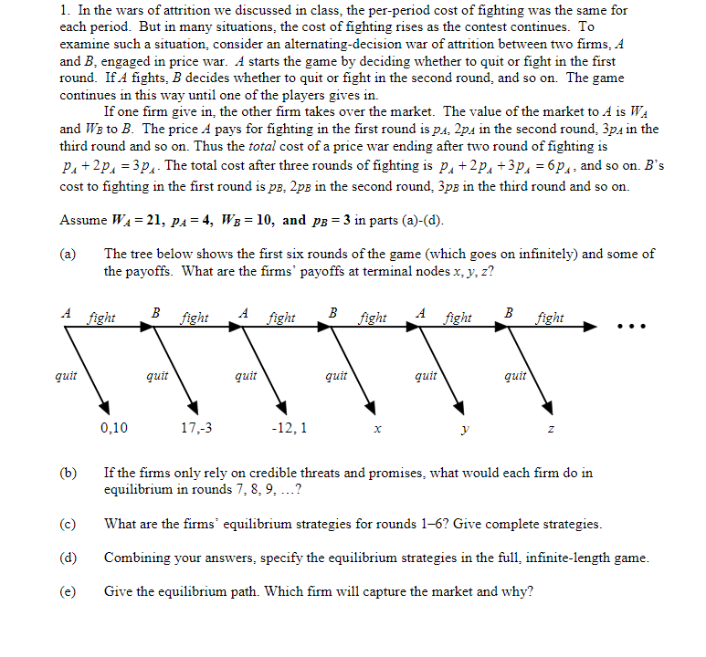 this is all the information thats been given 1. In the