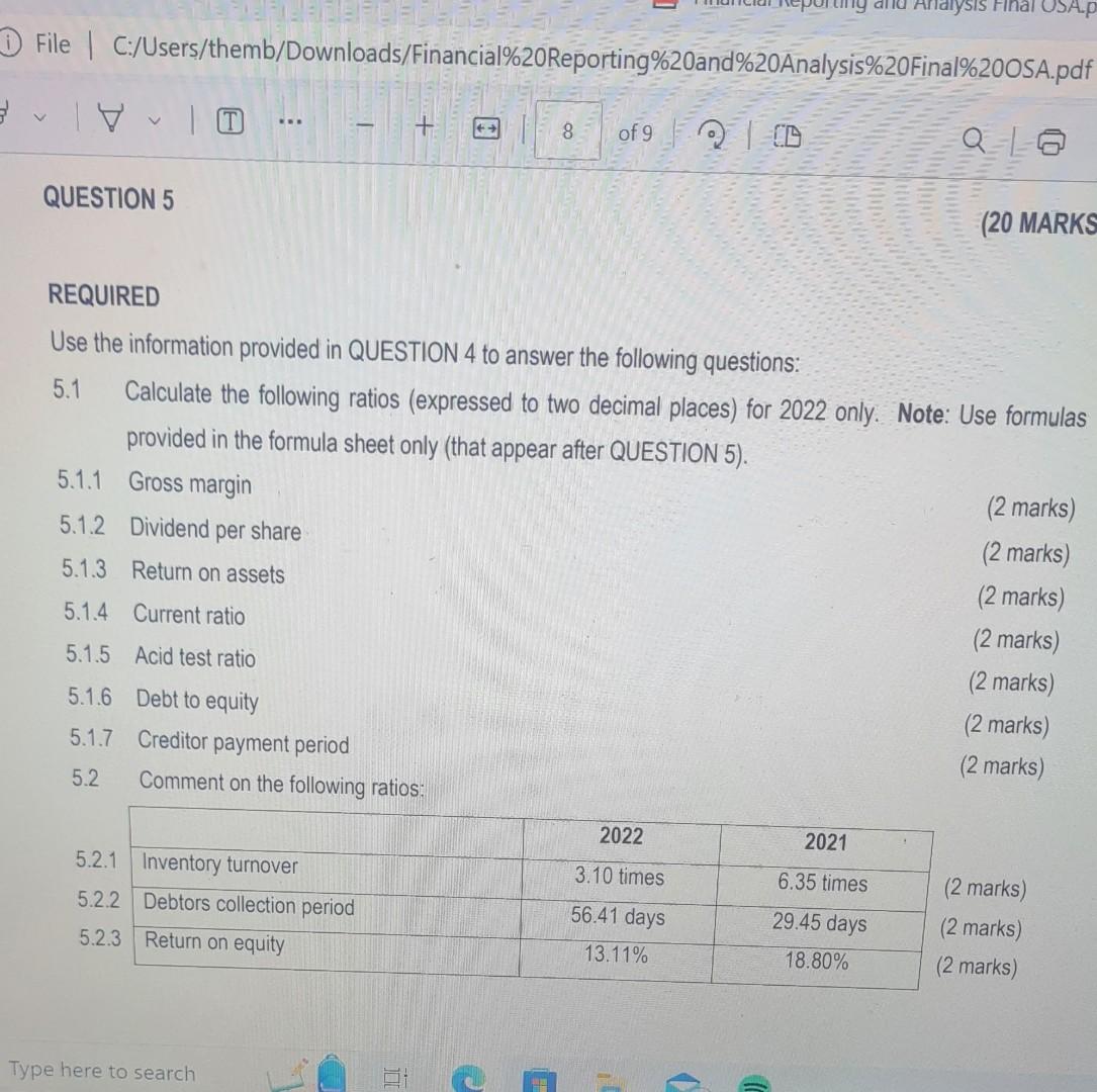 of the capital balances as at the beginning of the financial year.
