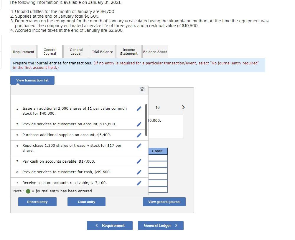 [LO18-4, 18-5, 18-7] On January 1, 2021, the general ledger of Freedom