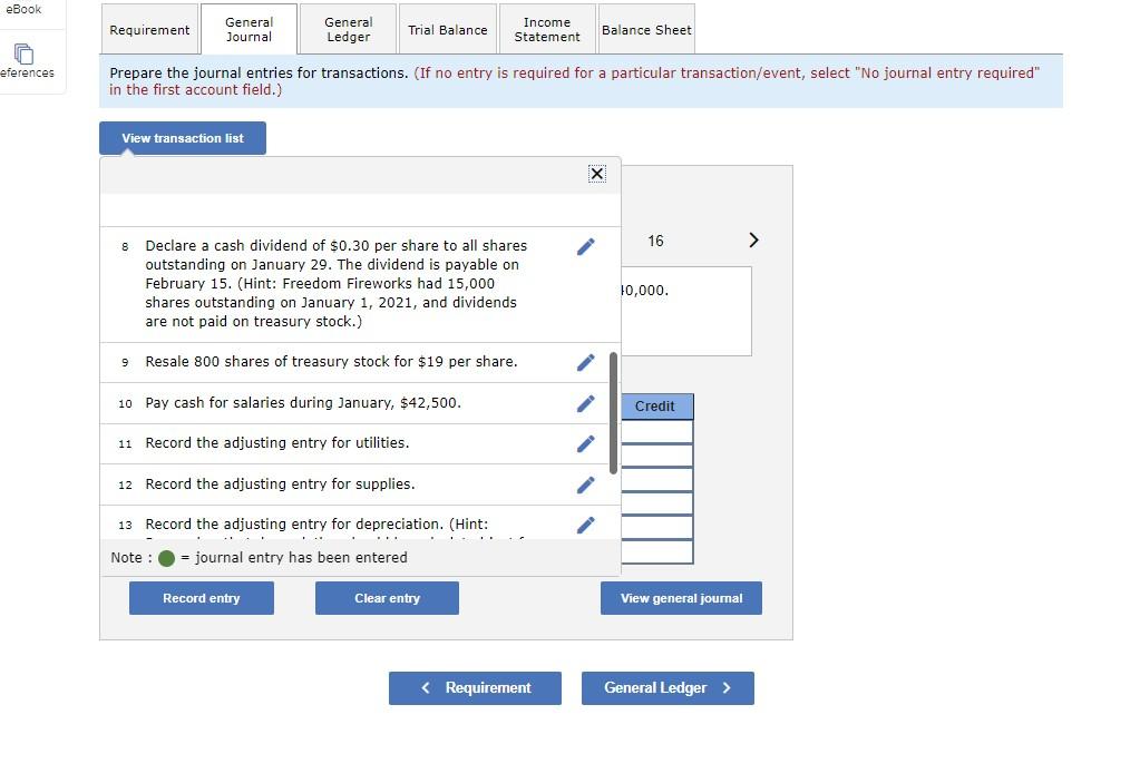 Fireworks Includes the following account balances: Accounts Cash Accounts Receivable Supplies Equipment