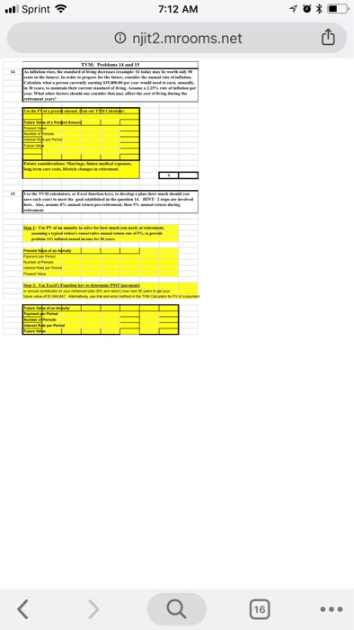 mortgage using Excel build-in function o Variables to be used: M monthly