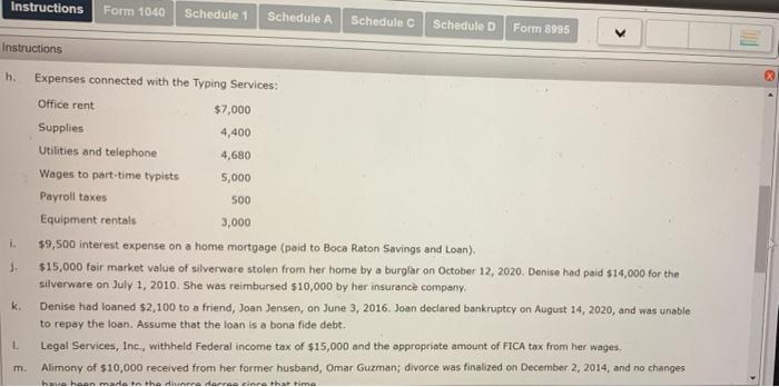 Form 8995 Instructions Note: This problem is for the 2020 tax year.